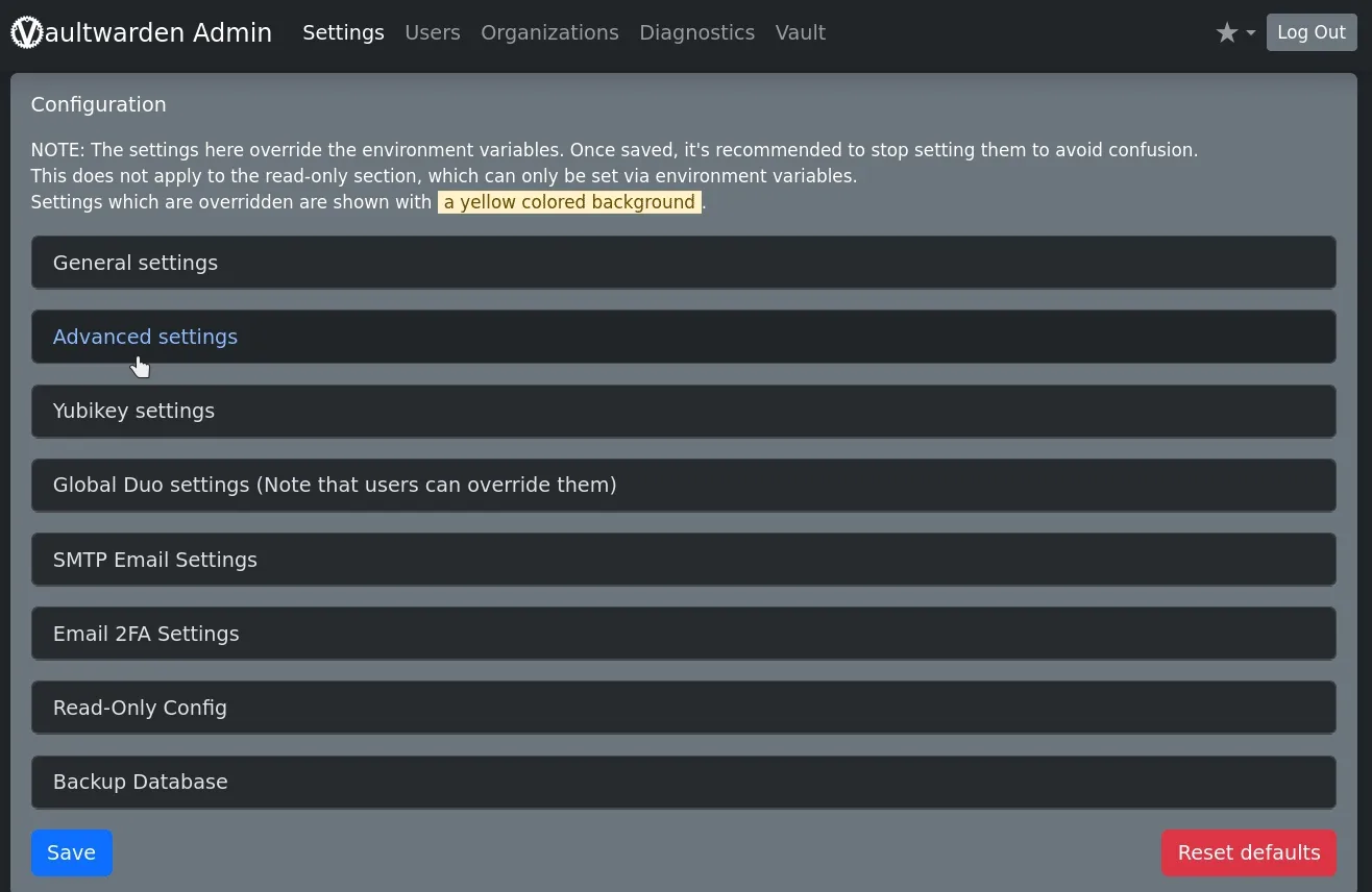 Inviting a new user via the admin interface, on the Users page at the
bottom